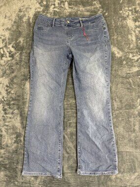 Laurie Felt Silky Baby Bell Vital Stretch Jeans Light Wash Size LP